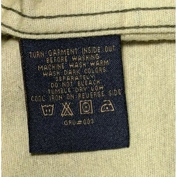 Freedom Foundry Button Front Shirt Green Mens XXL Long Sleeve Heavyweight - Picture 7 of 12